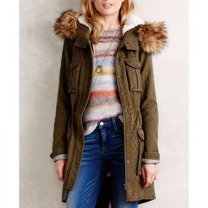 Anthropologie Hei Hei Lyman Anorak Coat